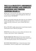 WGU C170 OBJECTIVE ASSESSMENT EDWARD M BURKE 2026 COMPLETE QUESTIONS AND VERIFIED ANSWERS GRADE A&plus;