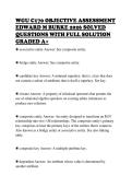 WGU C170 OBJECTIVE ASSESSMENT EDWARD M BURKE 2026 SOLVED QUESTIONS WITH FULL SOLUTION GRADED A&plus;