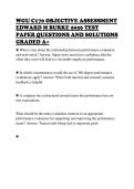 WGU C170 OBJECTIVE ASSESSMENT EDWARD M BURKE 2026 TEST PAPER QUESTIONS AND SOLUTIONS GRADED A&plus;