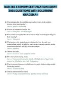 NUR 180 1 REVIEW CERTIFICATION SCRIPT 2026 QUESTIONS WITH SOLUTIONS GRADED A