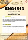 ENG1513 Assignment 2 &lpar;COMPLETE ANSWERS&rpar; Semester 1 2026 - DUE 13 April 2026