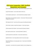 ICA home inspection 100&percnt; Verified Questions and Answers