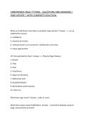 COREPOWER YOGA TT FINAL - QUESTIONS AND ANSWERS &vert; 2026 UPDATE &vert; WITH COMPLETE SOLUTION&period;