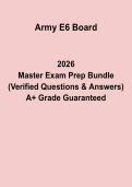 Army E6 Board Questions & Answers &vert; Staff Sergeant Promotion Study Guide PDF