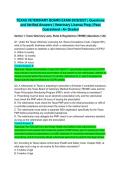 TEXAS VETERINARY BOARD EXAM 2026&sol;2027 &vert; Questions and Verified Answers &vert; Veterinary License Prep &vert; Pass Guaranteed - A&plus; Graded