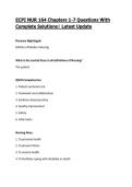 ECPI NUR 164 Chapters 1-7 Questions With Complete Solutions&vert; Latest Update 2026&sol;2027