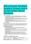 Elite Nursing Test Bank for Dunphy's Primary Care &lpar;2026&sol;2027 Guidelines&rpar; - Q&A&comma; Rationales & Cheat Sheet