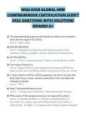 WGU D358 GLOBAL HRM COMPREHENSIVE CERTIFICATION SCRIPT 2026 QUESTIONS WITH SOLUTIONS GRADED A&plus;