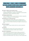 WGU D361 - TASK 1 AND 2 COMBINED ACTUAL EXAM PAPER 2026 QUESTIONS WITH ANSWERS GRADED A&plus;