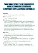 WGU D361 - TASK 1 AND 2 COMBINED PRACTICE EXAMINATION 2026 QUESTIONS WITH ANSWERS GRADED A&plus;