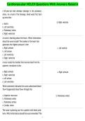 Cardiovascular NCLEX Questions With Answers Rated A
