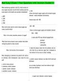 Med Surg 2 Exam 1 Test Questions with Answers Graded A&plus;
