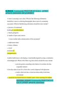 NURSING Community PROCTOR ATI Q & A  LATEST  UPDATE 2025&sol;2026 100&percnt;CORRECT