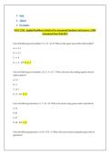 WGU C784 - Applied Healthcare Statistics Pre-Assessment Questions And Answers &sol; 100&percnt; Guaranteed Pass&excl; 2026&sol;2027