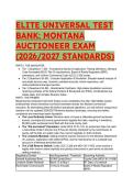 Elite Montana Auctioneer Exam Test Bank &lpar;2026&sol;2027&rpar; &vert; Master MCA & UCC Laws Easily