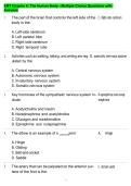 EMT Chapter 6&colon; The Human Body - Multiple Choice Questions with Answers