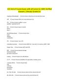 CCC End of Course Exam with all Correct & 100&percnt; Verified Answers &vert;Already Graded A&plus;