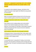 LETRS UNIT 1 ASSESSMENT QUESTIONS WITH 100&percnt; CORRECT VERIFIED ANSWERS UPDATED 2025&sol;26 BEST RATED A&plus; FOR SUCCESS