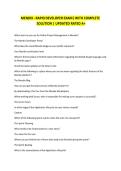 MENDIX - RAPID DEVELOPER EXAM&vert; WITH COMPLETE SOLUTION &vert; UPDATED RATED A&plus;