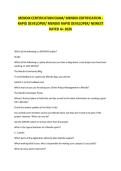 MENDIX CERTIFICATION EXAM&sol; MENDIX CERTIFICATION - RAPID DEVELOPER&sol; MENDIX RAPID DEVELOPER&sol; NEWEST RATED A&plus; 2026