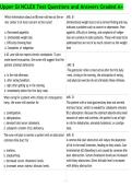 Upper GI NCLEX Test Questions and Answers Graded A&plus;