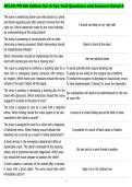 NCLEX-PN 6th Edition Ear & Eye Test Questions and Answers Rated A