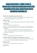 WGU D458 PRFA &mdash; XBM1 TASK 3&colon; ANALYZES COMPLEX PROBLEMS PRACTICE EXAMINATION 2026 QUESTIONS WITH ANSWERS GRADED A&plus;