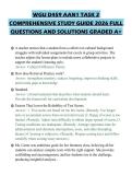 WGU D459 AAN1 TASK 2 COMPREHENSIVE STUDY GUIDE 2026 FULL QUESTIONS AND SOLUTIONS GRADED A&plus;