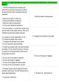 Chapter 2- Legal and Ethical Aspects of Nursing Test Questions with Answers Rated A
