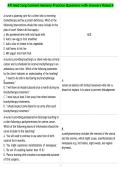 ATI Med Surg Content Mastery Practice Questions with Answers Rated A