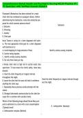 Comprehensive Mental Health and Psychiatric Nursing NCLEX Practice &num;1&colon; 75 Questions with Verified Answers Rated A