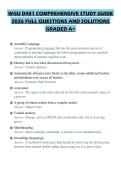 WGU D481 COMPREHENSIVE STUDY GUIDE 2026 FULL QUESTIONS AN