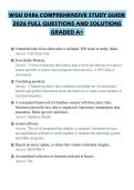 WGU D486 COMPREHENSIVE STUDY GUIDE 2026 FULL QUESTIONS AND SOLUTIONS GRADED A&plus;