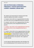 HESI OB PEDS EXAM &lpar;2 VERSIONS&rpar; &vert;  FREQUENTLY TESTED QUESTIONS WITH  CORRECT ANSWERS &vert; BRAND NEW&excl;