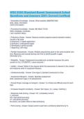 WGU D184 Standard-Based Assessment Actual Questions and Answers 100&percnt; Correct &lpar;verified&rpar;