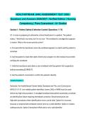 HEALTHSTREAM JANE ASSESSMENT TEST 2026 &vert; Questions and Answers 2026&sol;2027 &vert; Verified Edition &vert; Nursing Competency &vert; Pass Guaranteed - A&plus; Graded