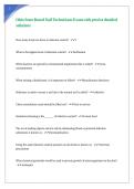 Ohio State Board Nail Technicians Exam with precise detailed solutions