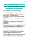 FLORIDA SAFETY OFFICER EXAM 2026 &vert; Questions and Answers 100&percnt; Correct &vert; Expert Verified &vert; Safety Officer Certification &vert; Pass Guaranteed - A&plus; Graded