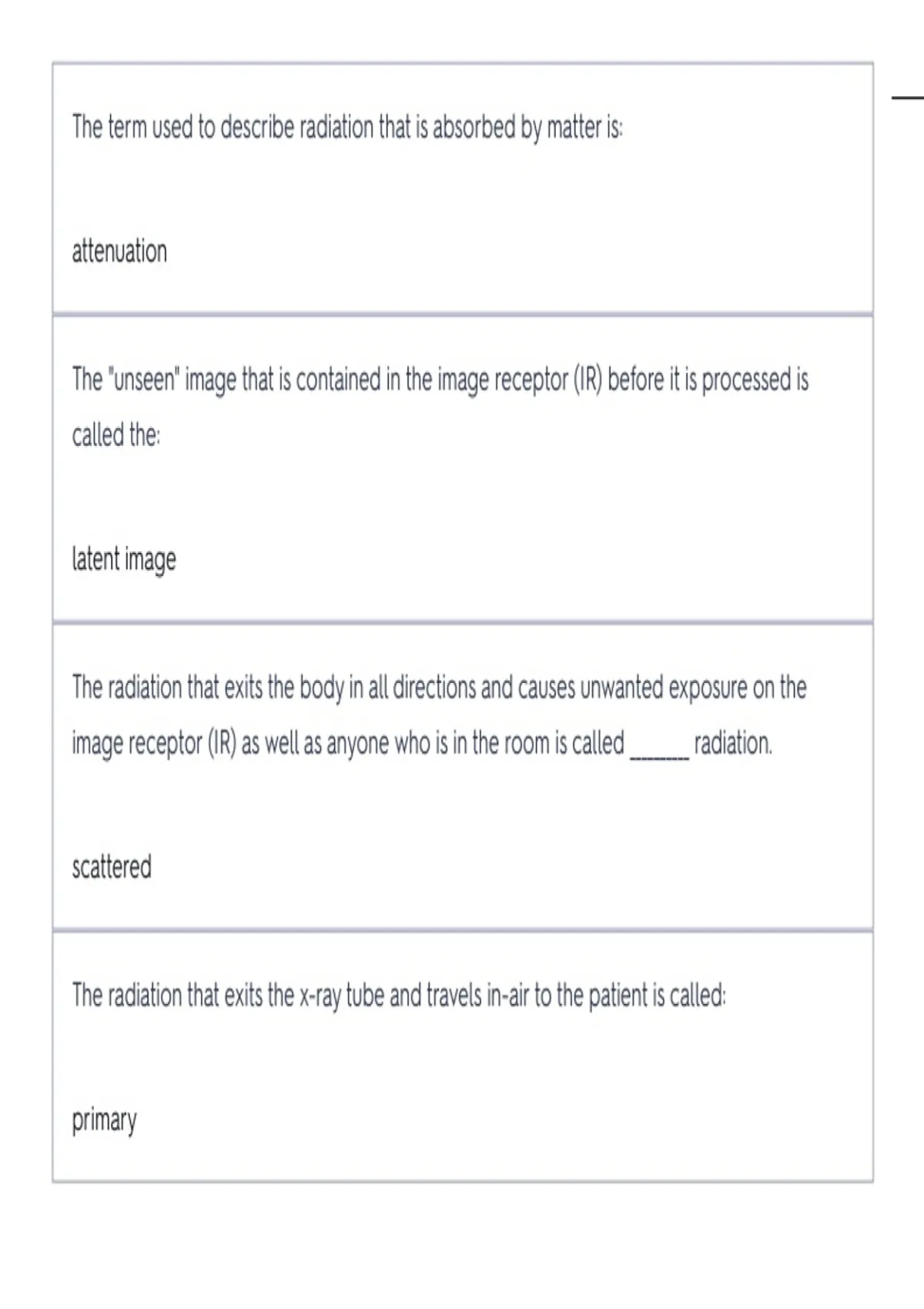 BMO Basic X-Ray Machine Operator Certification EXAM ACTUAL EXAM ...