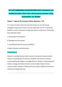 NY LIFE INSURANCE EXAM REVIEW 2026 &vert; Questions and Verified Answers &vert; New York Life Insurance License &vert; Pass Guaranteed - A&plus; Graded