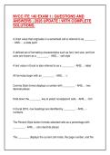 NVCC ITE 140 EXAM 1 &vert; QUESTIONS AND  ANSWERS &vert; 2026 UPDATE &vert; WITH COMPLETE  SOLUTIONS&period;