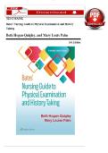 Bates nursing guide to physical examination and history taking 3rd edition hogan quigley test bank&period;