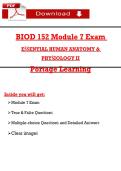 BIOD 152 Module 7 Exam &lpar;2026&sol;2027&rpar; &sol; A&P II &sol; Portage Learning &lpar;PDF&rpar;