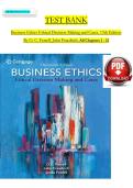 Business Ethics&colon; Ethical Decision Making & Cases 10th Edition by O&period;C&period; Ferrell &vert; Comprehensive Study Guide & Case Review Notes