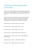 ScribeAmerica Final Exam Questions With Correct Answers