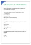 EXAC Exam questions with verified detailed solutions