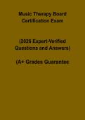 Music Therapy Board Certification Exam PDF &ndash; Study Guide & Practice Questions