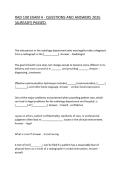RAD 100 EXAM 4 - QUESTIONS AND ANSWERS 2026 &lpar;ALREADY&rpar; PASSED&period;
