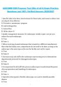 IAHCSMM CER Progress Test &lpar;2026&sol;2027&rpar; &ndash; Exam Practice Questions and 100&percnt; Verified Answers Study Guide