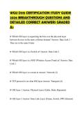 WGU D315 CERTIFICATION STUDY GUIDE 2026 BREAKTHROUGH QUESTIONS AND DETAILED CORRECT ANSWERS GRADED A&plus;
